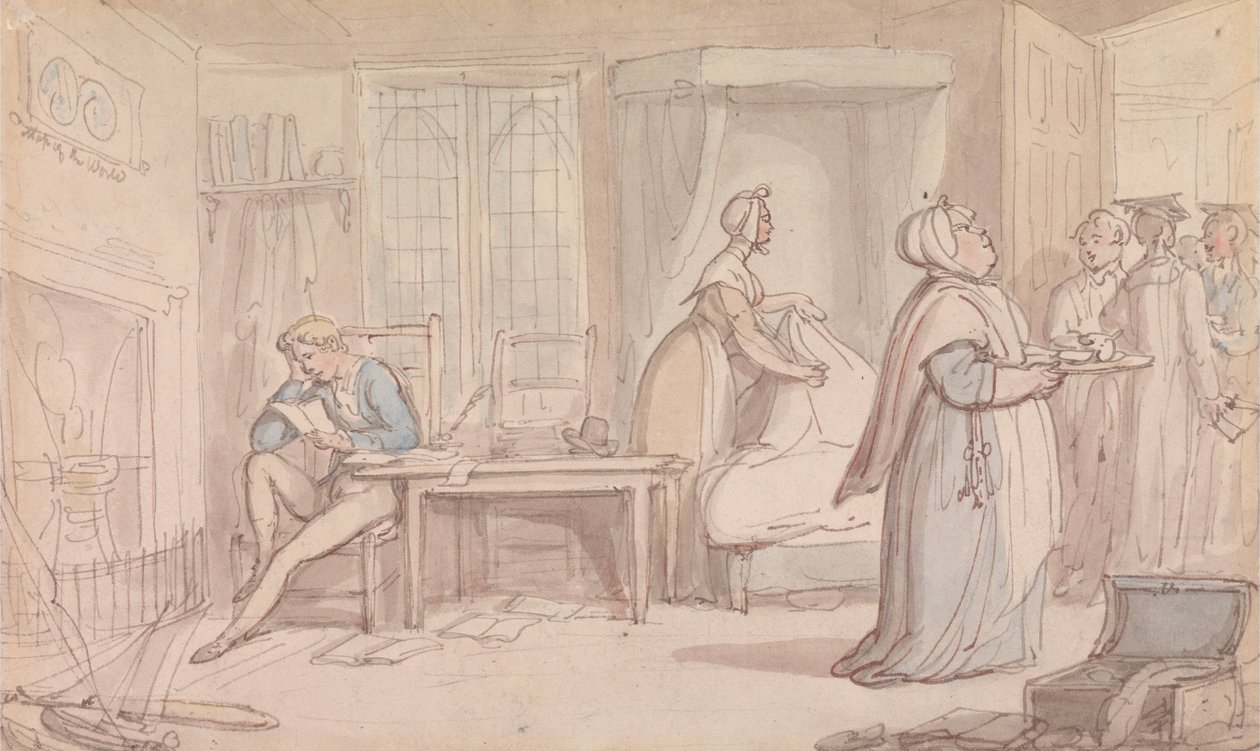 A Sala de Graduados de Thomas Rowlandson