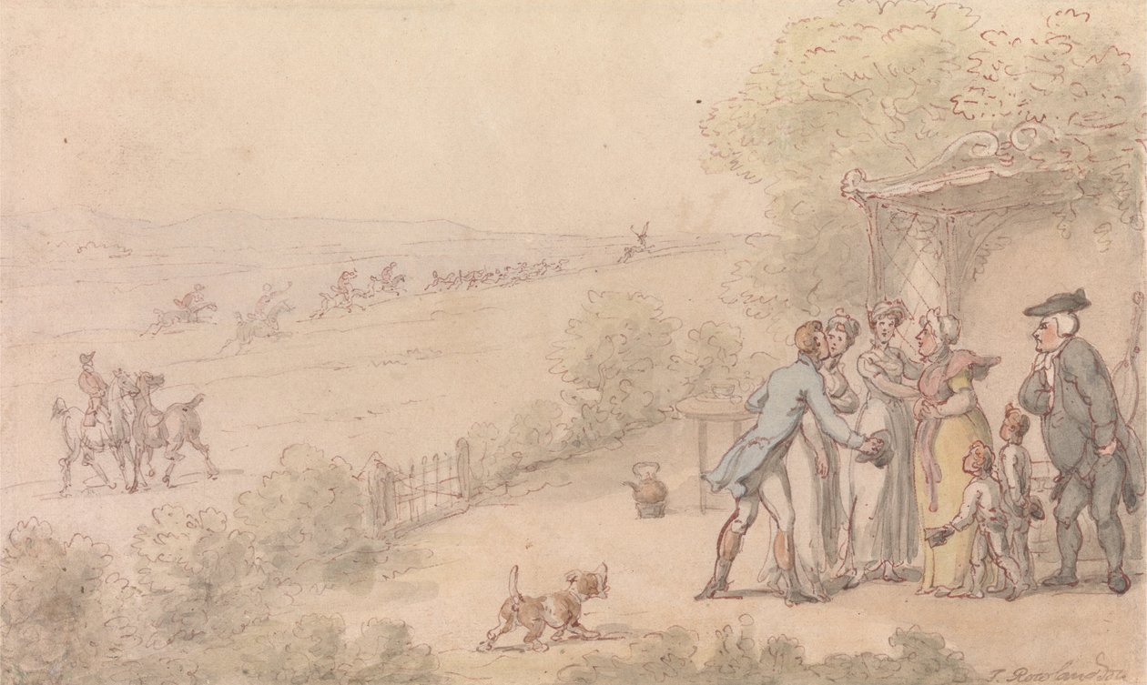 O Vigário de Wakefield - The Esquires Intrusion de Thomas Rowlandson