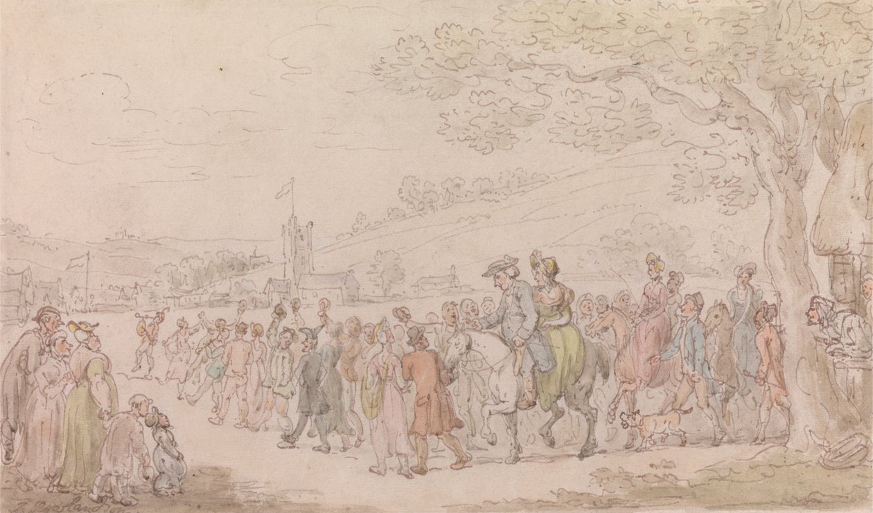O Vigário de Wakefield - The Welcome de Thomas Rowlandson