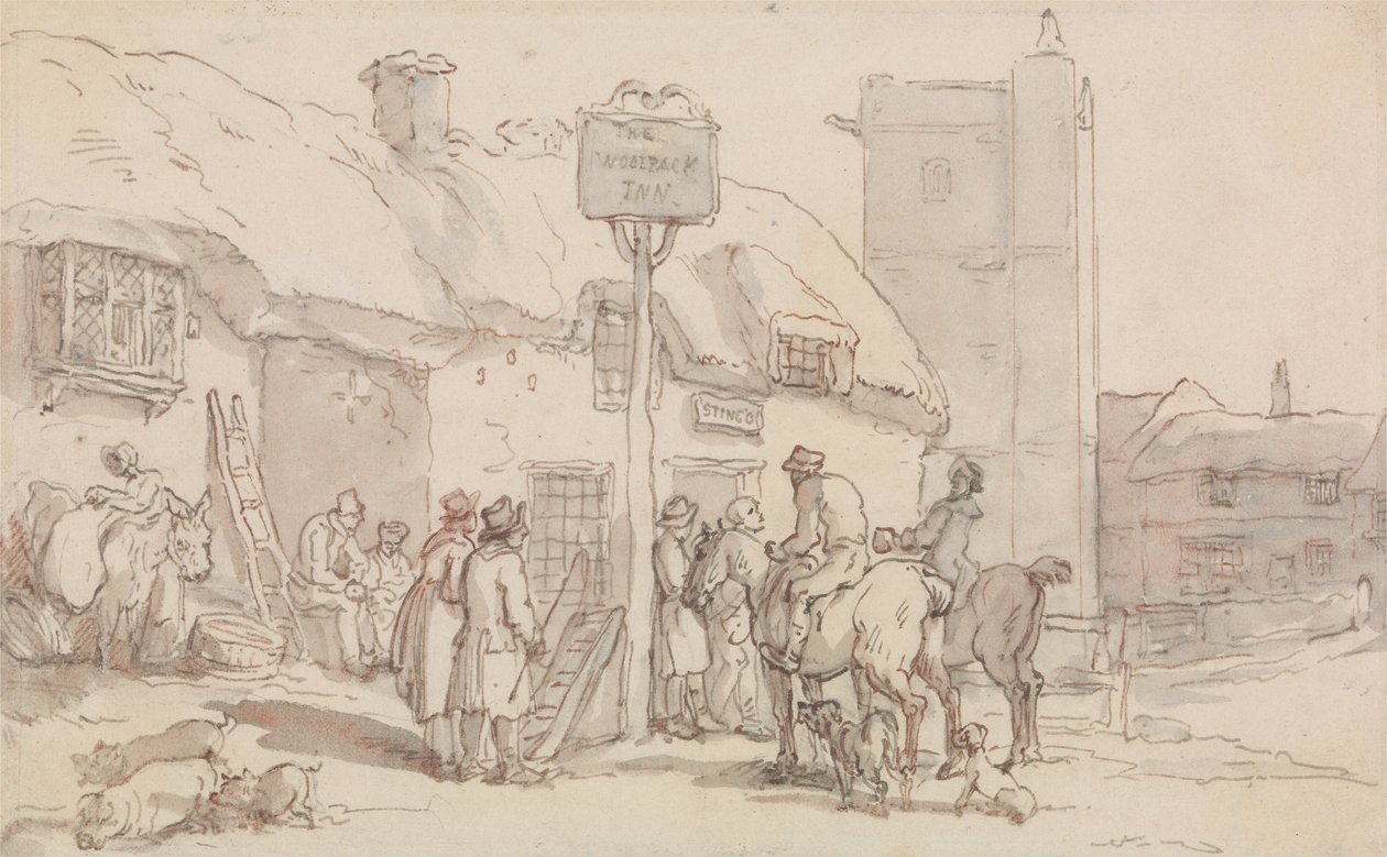 O Woolpack Inn de Thomas Rowlandson