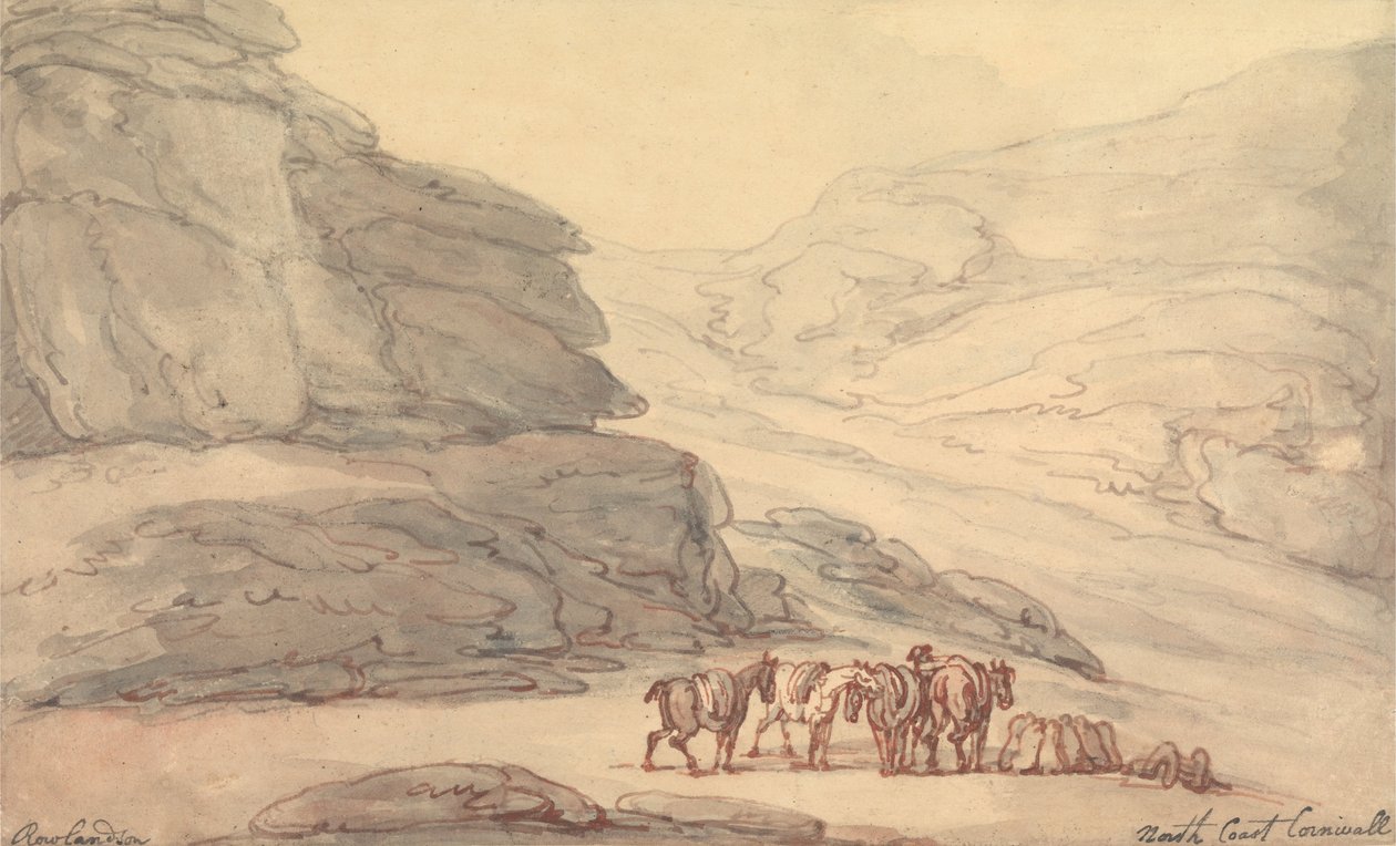Vale das Pedras, Lynton, Devon de Thomas Rowlandson