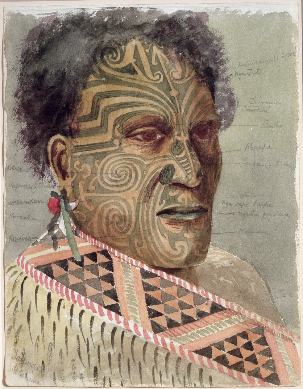 Tapua, c.1900 (wc no papel) de Thomas Ryan
