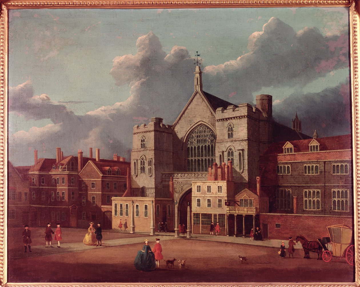 Westminster Hall e New Palace Yard de Thomas Sandby
