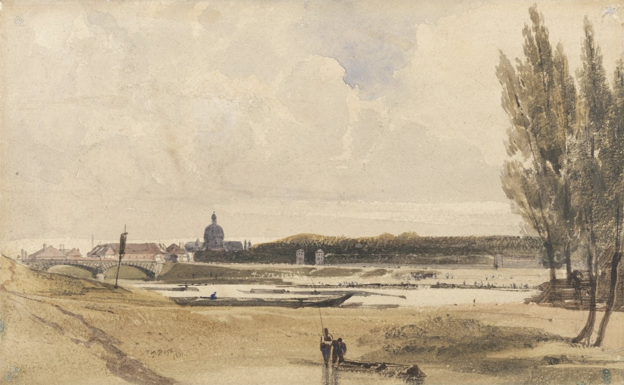 No Sena, 1831 de Thomas Shotter Boys