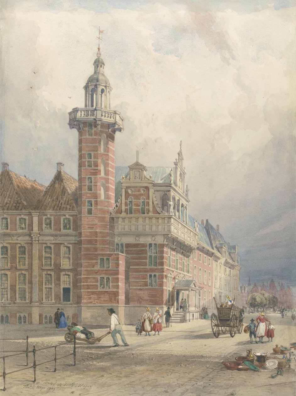 Câmara Municipal, Haia (wc no papel) de Thomas Shotter Boys