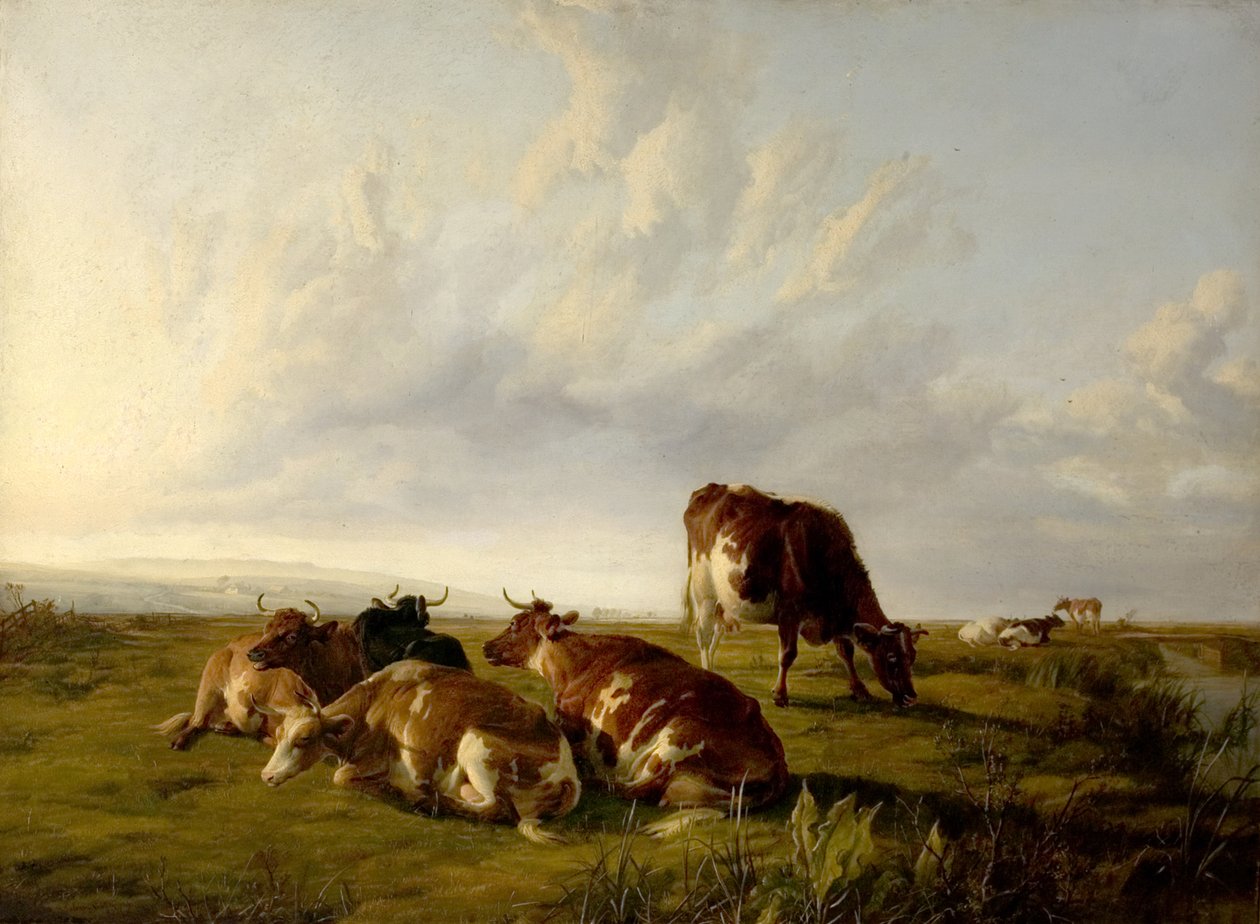 Tarde nos prados, 1861 de Thomas Sidney Cooper