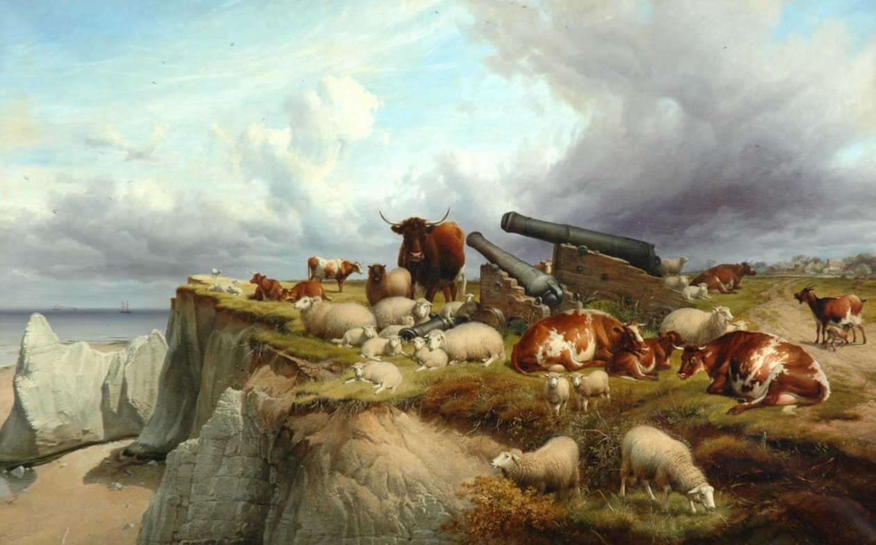 Paz e guerra, 1888 de Thomas Sidney Cooper