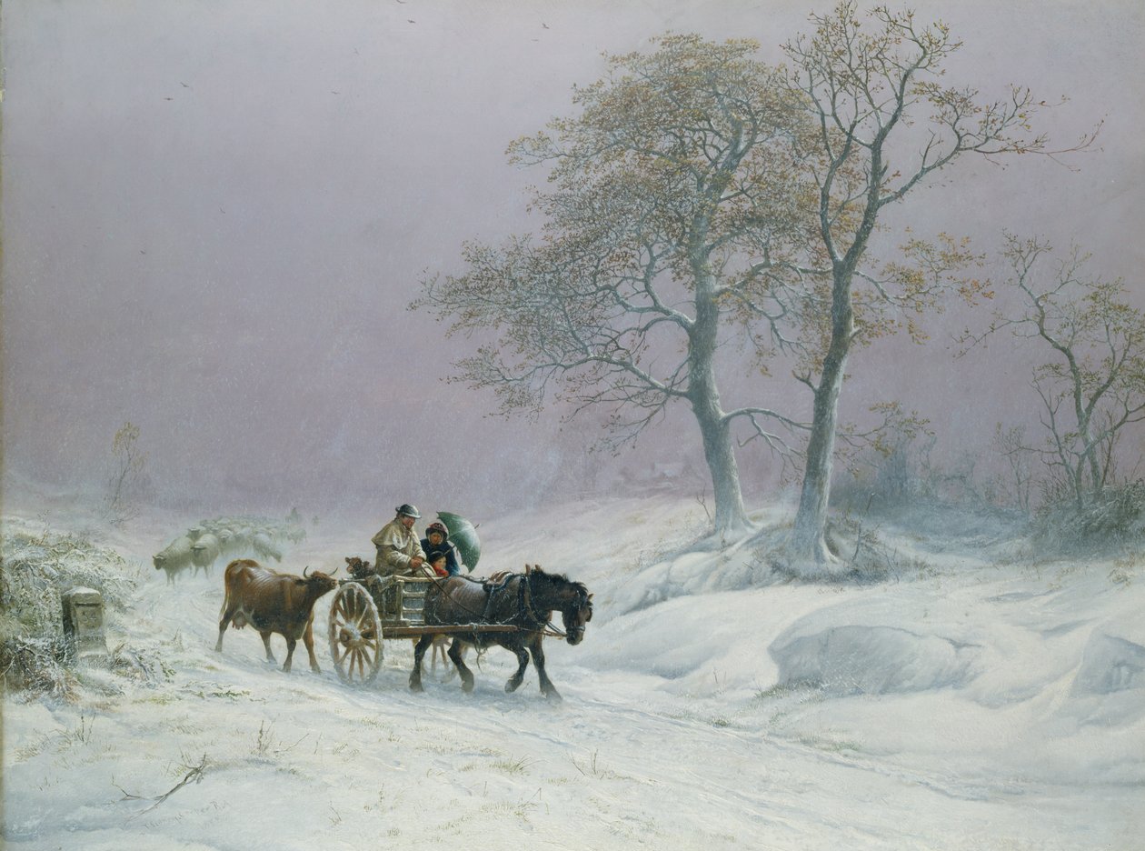 A estrada de inverno para o mercado (petróleo) de Thomas Sidney Cooper