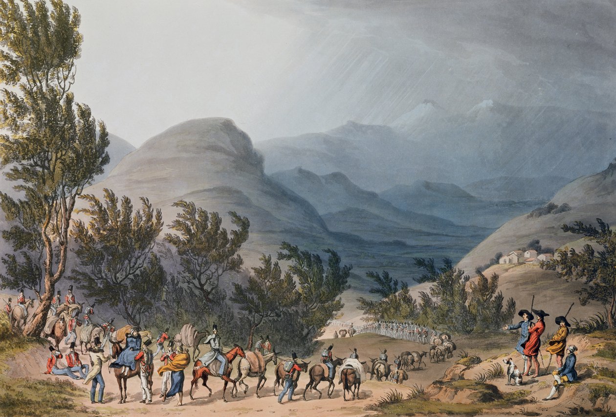 Serra de Estrella ou De Neve, gravada por C. Turner, 16 de maio de 1811 de Thomas Staunton St. Clair