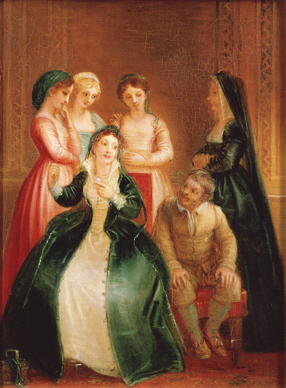 Sancho Panza e a Duquesa, final do século XVIII ou início do século XIX de Thomas Stothard