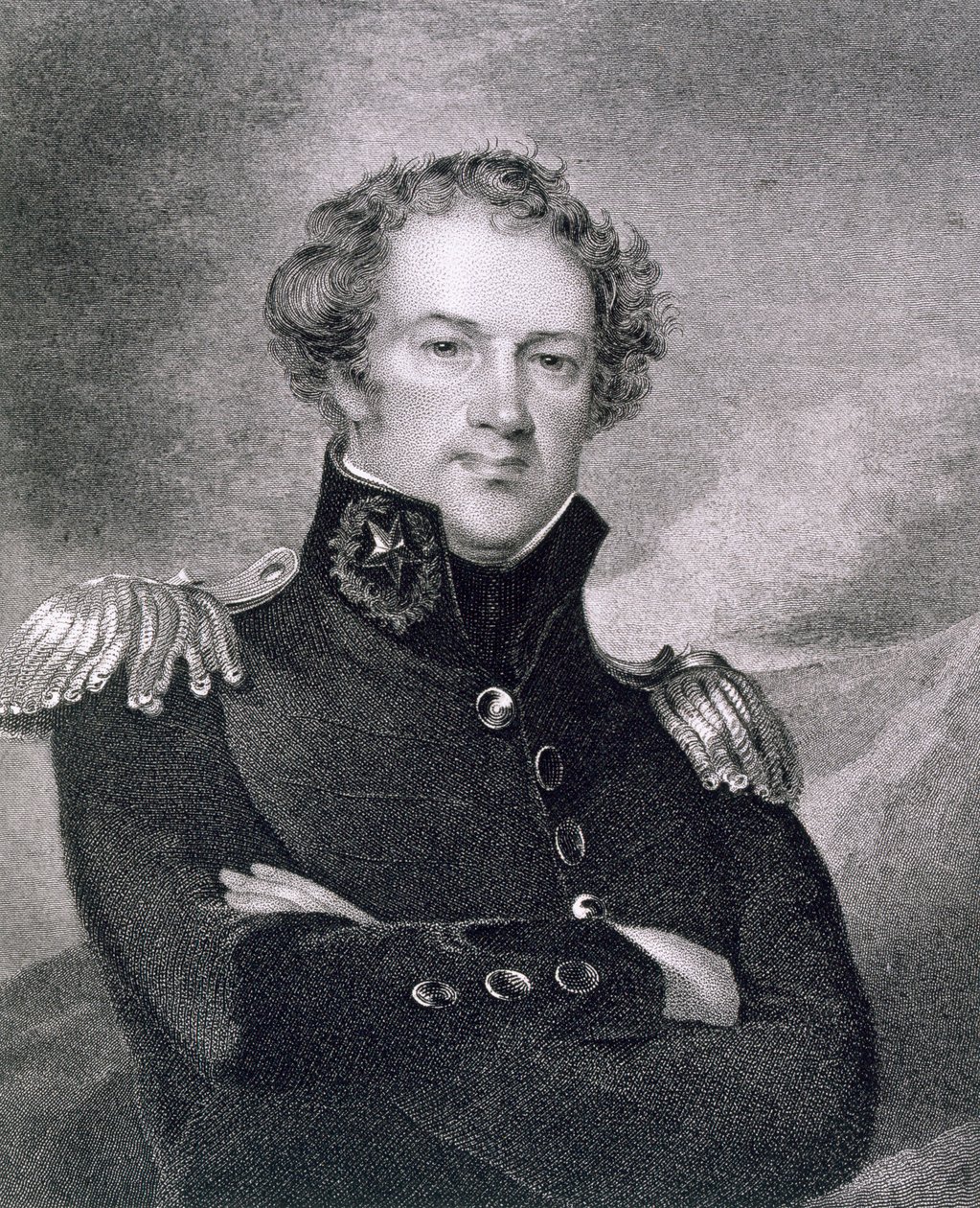 Major General Alexander Macomb (1782-1842), gravado por James Barton Longacre (1794-1869) de Thomas Sully