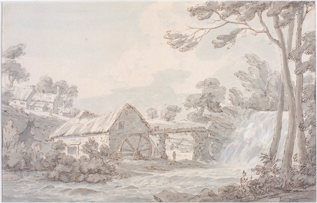 Beatham Mill (bodycolor) de Thomas Sunderland