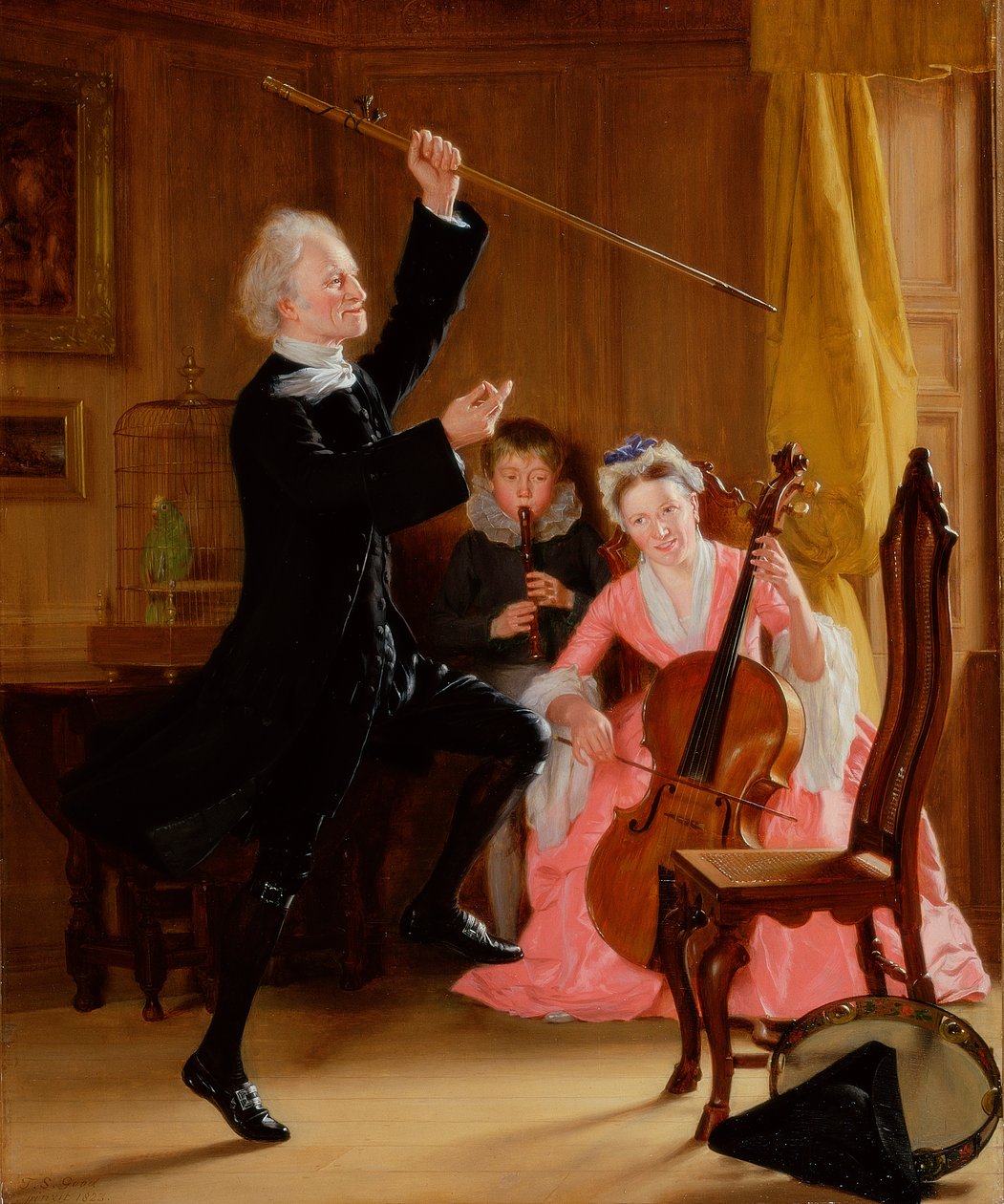 O poder da música, 1823 de Thomas Sword Good