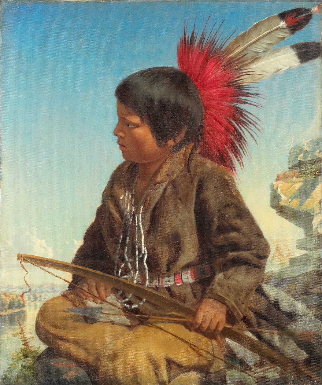Menino indiano em Fort Snelling, 1862 de Thomas Waterman Wood