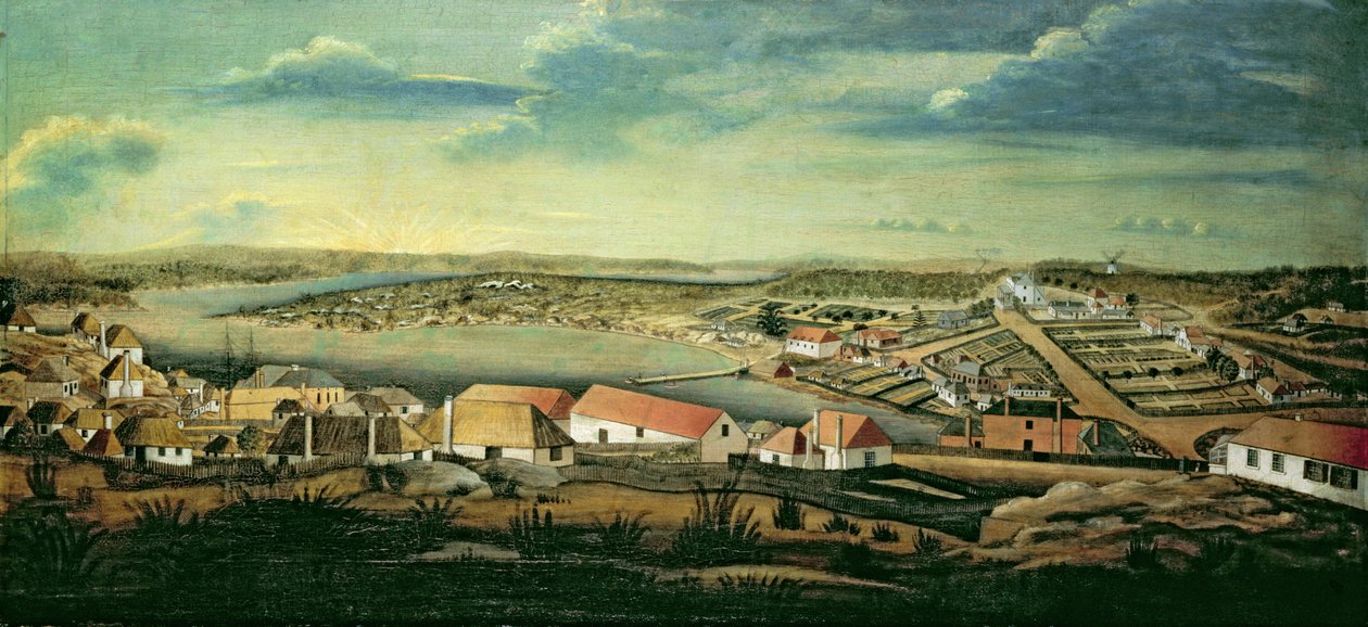 Sydney, capital da Nova Gales do Sul, c.1800 de Thomas Watling