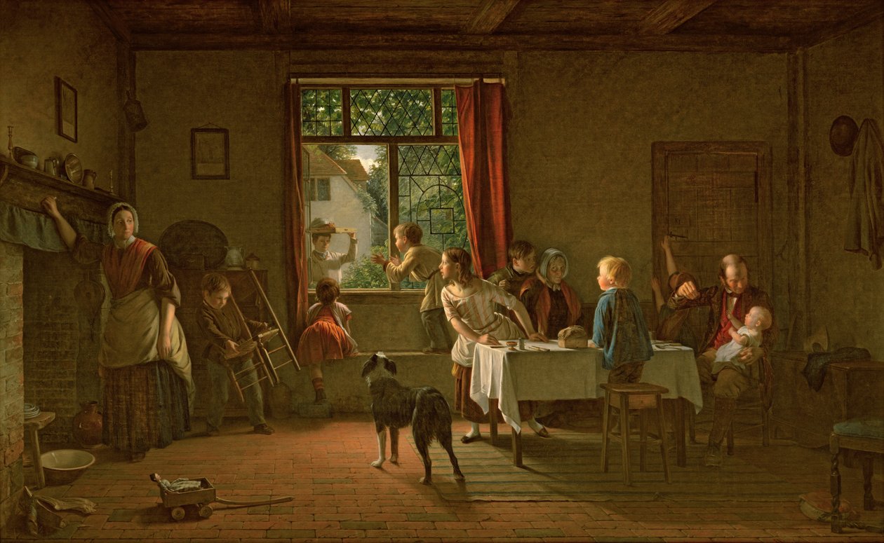 Porco Assado, 1862 de Thomas Webster