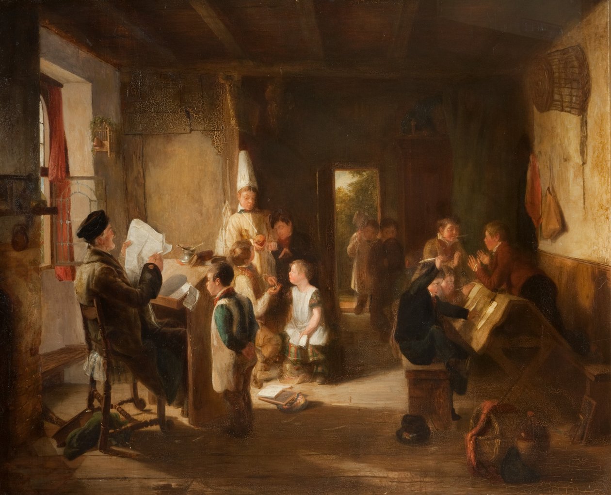 A sala da escola de Thomas Webster