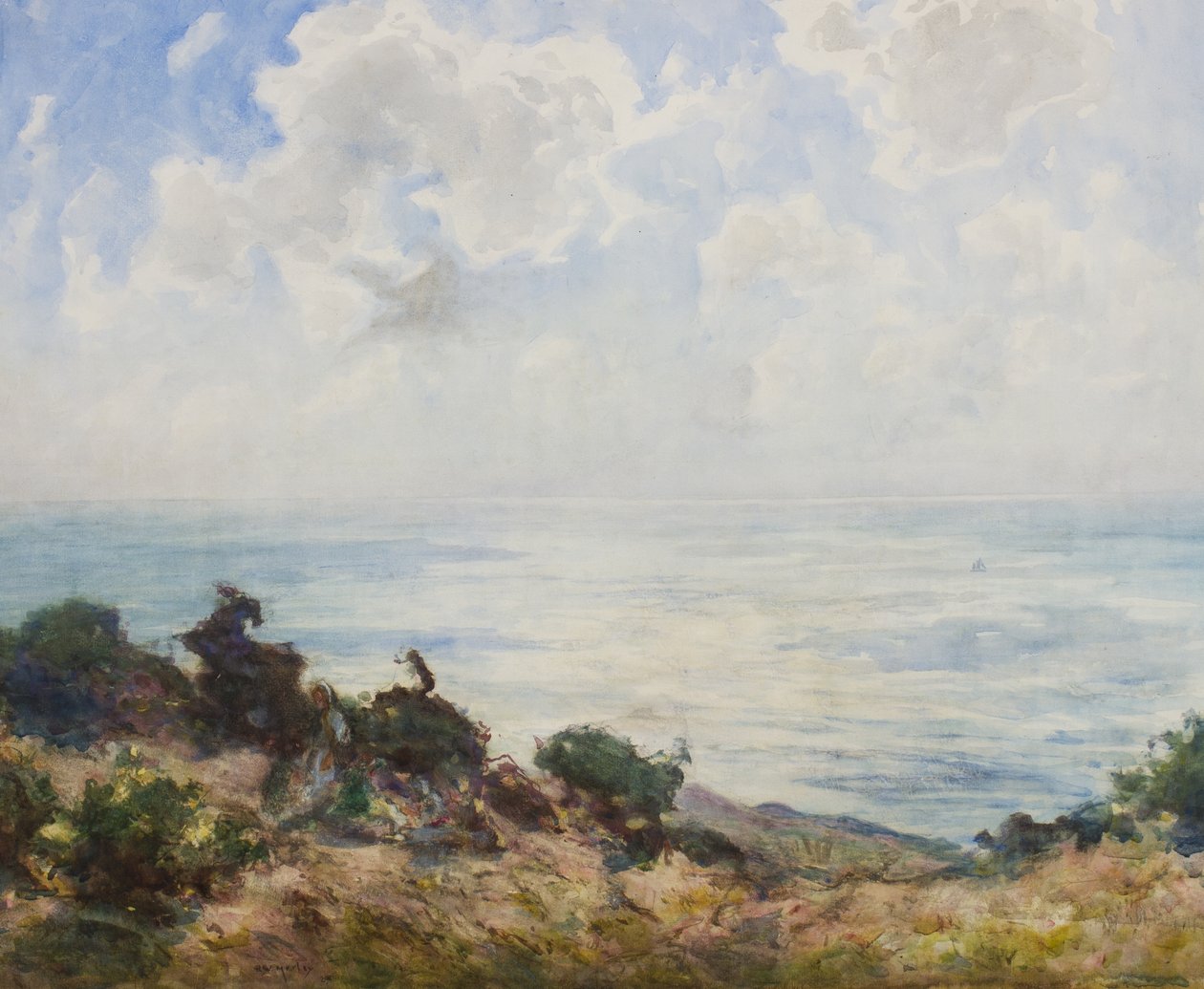 East Hill, Hastings - de manhã cedo de Thomas William Morley
