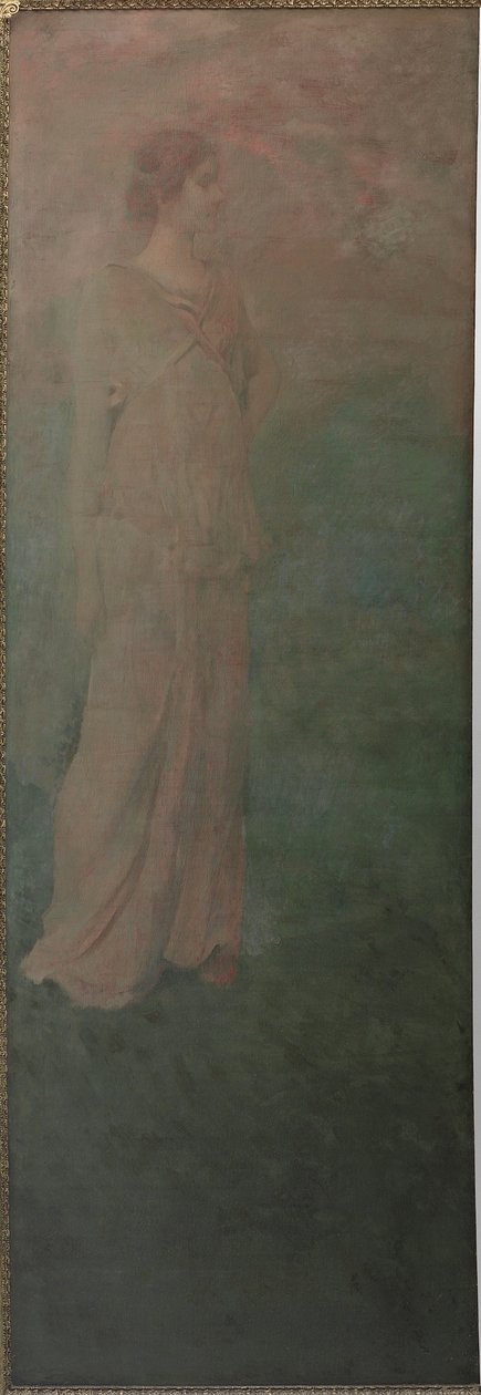 Figura clássica, 1898 de Thomas Wilmer Dewing