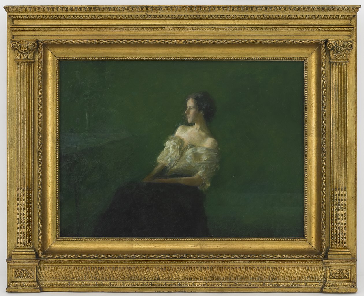 Estudo de uma mulher sentada, 1897 de Thomas Wilmer Dewing