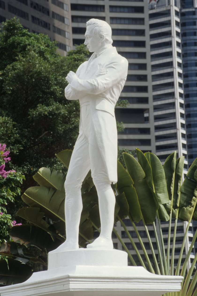 Sir Stamford Raffles (mármore) de Thomas Woolner