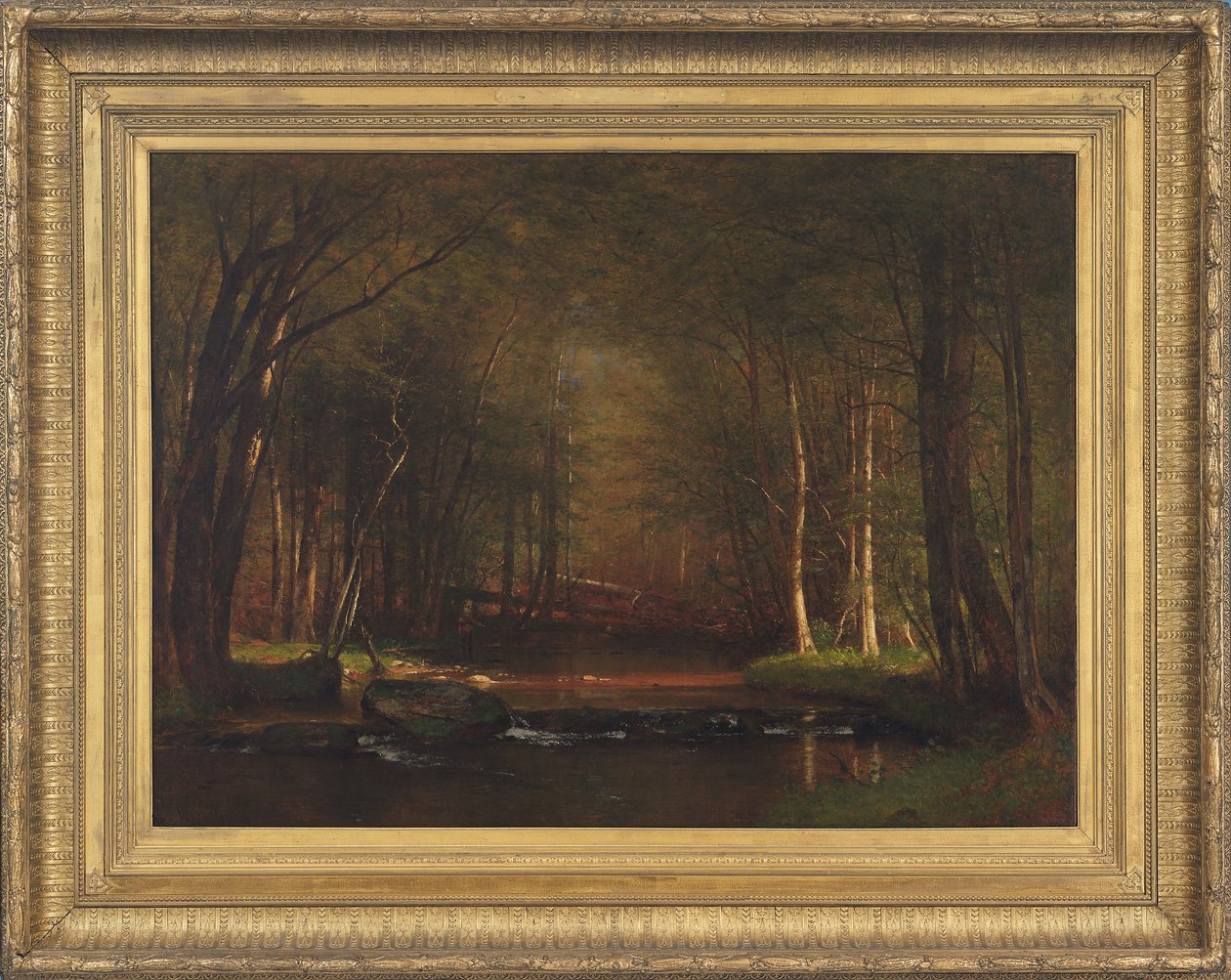 Truta Brook em Catskills, 1875 de Thomas Worthington Whittredge