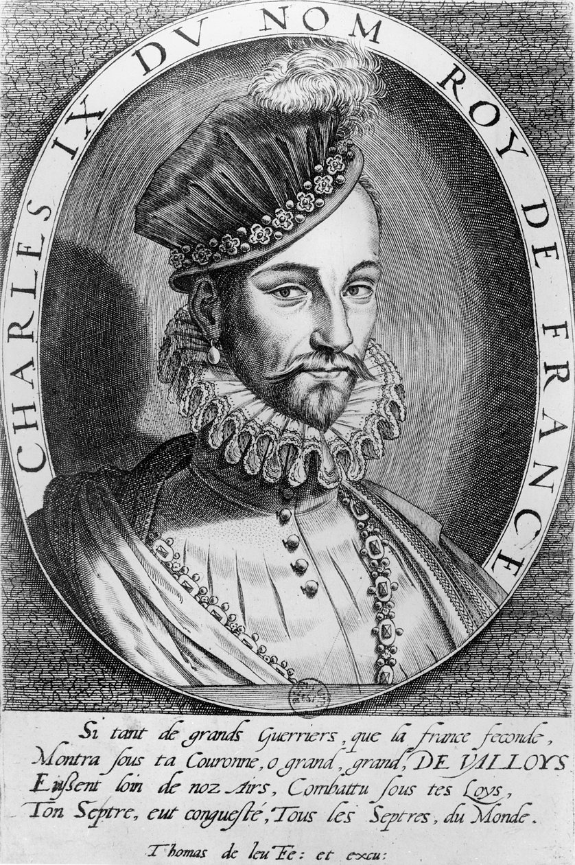 Carlos IX, rei da França de Thomas de Leu