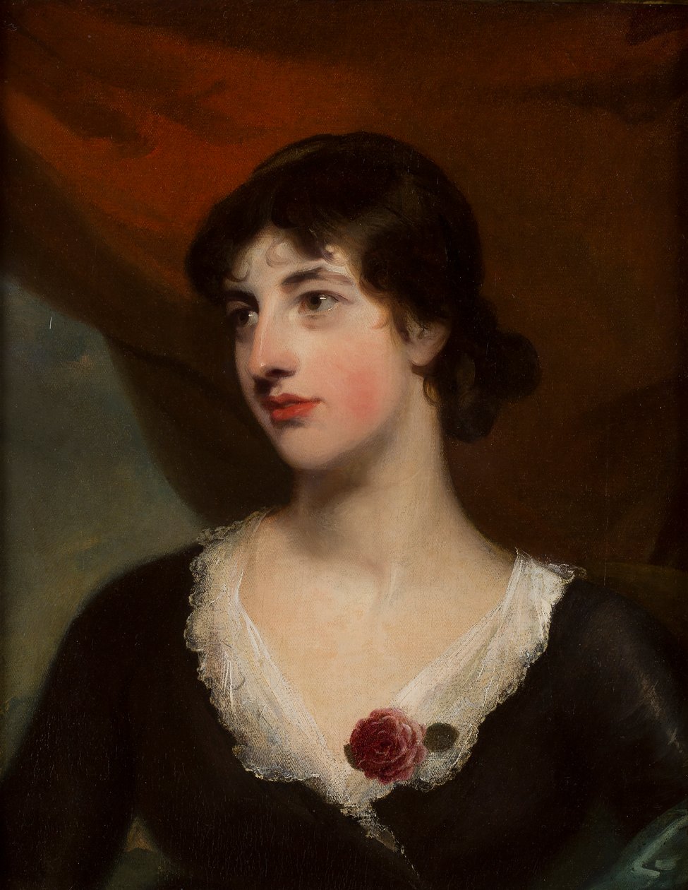 A Cantora Mary Ann Paton (1802-1864), posteriormente conhecida como Sra. Wood (óleo sobre tela) de Thomas and studio Lawrence