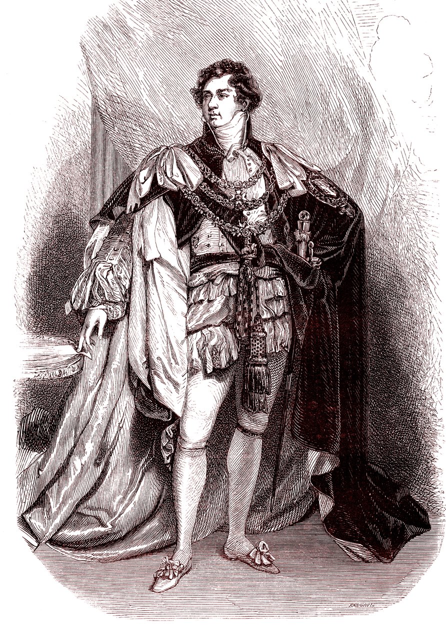 Jorge IV, rei de Inglaterra de Thomas (after) Lawrence