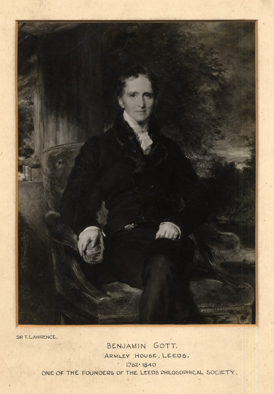 Retrato de Benjamin Gott de Thomas (after) Lawrence