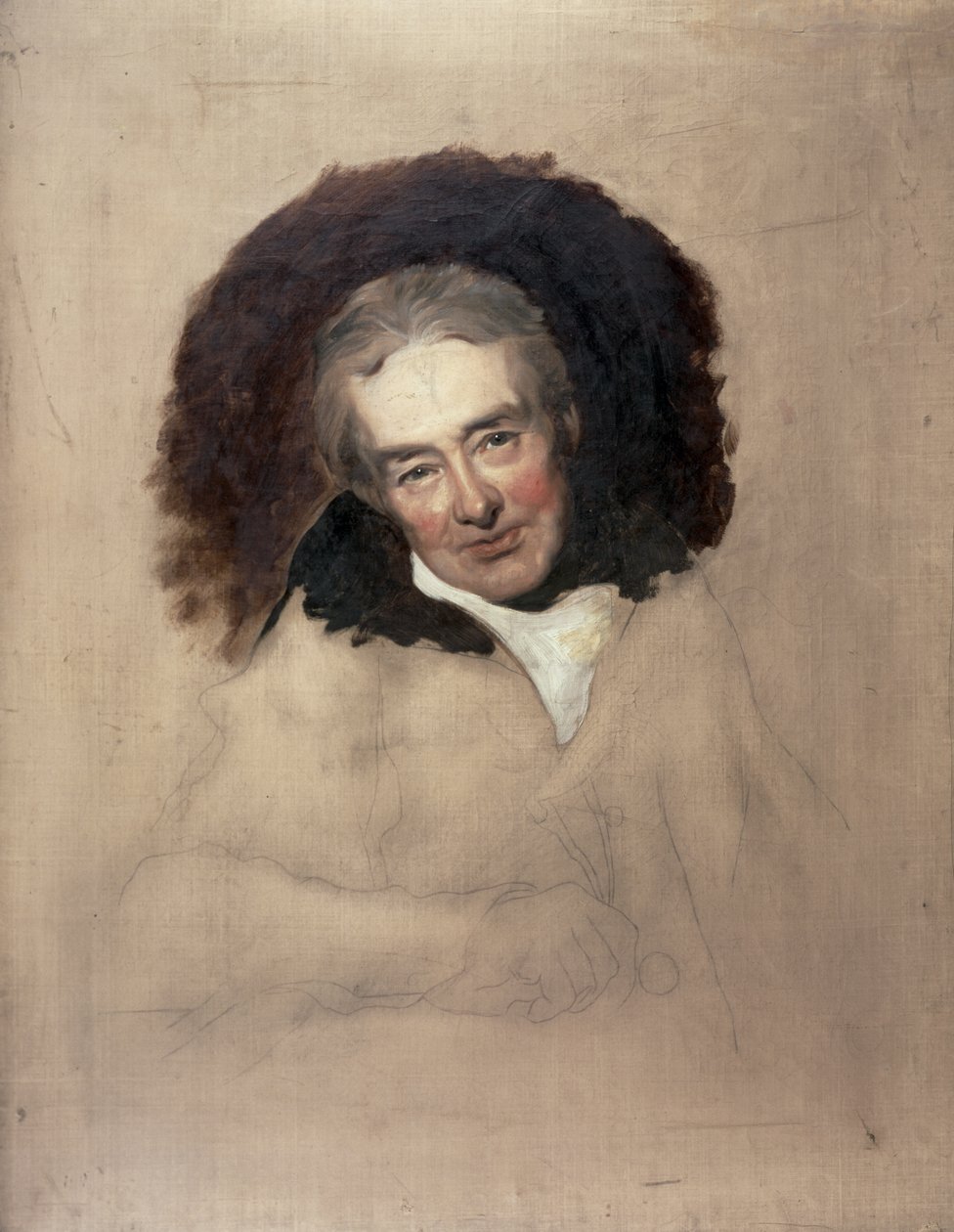 Retrato de William Wilberforce (1759-1833) de George Richmond (1809-96) (óleo sobre tela) (ver 15222) de Thomas (after) Lawrence