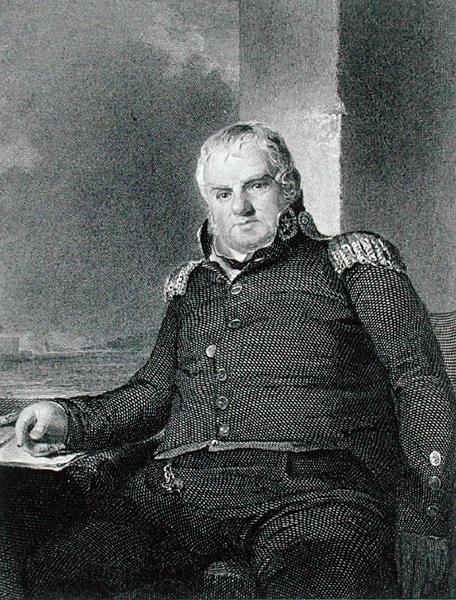 General Jonathan Williams (1750-1815) gravado por Richard W. Dodson (1812-67) (gravura) de Thomas (after) Sully