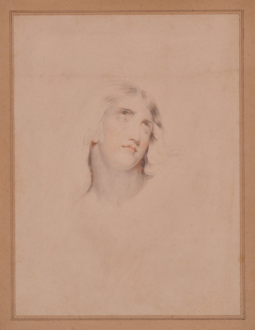 Chefe de um Jovem em êxtase de Thomas (attr. to) Lawrence
