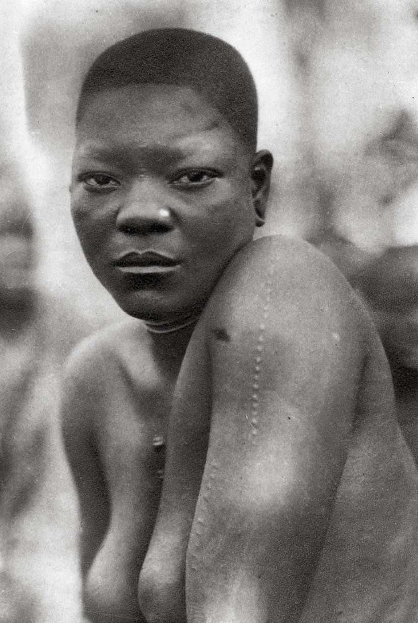 Menina Awemba, Livingstone para Broken Hill, Rodésia do Norte, 1925 1927 de Thomas A. Glover