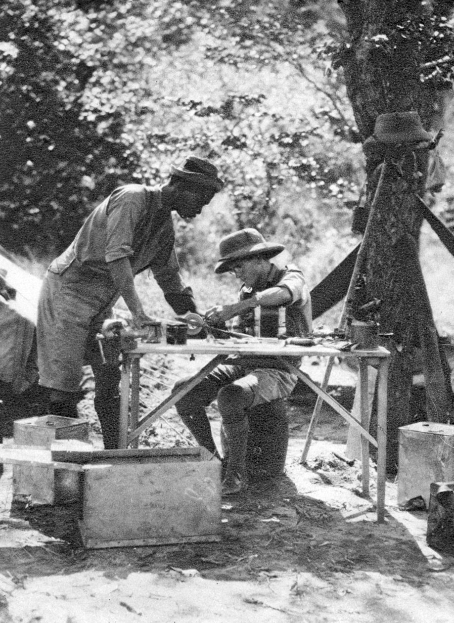 Errol Hinds e Julius Mapata, Livingstone para Broken Hill, Rodésia do Norte, 1925 1927 de Thomas A. Glover