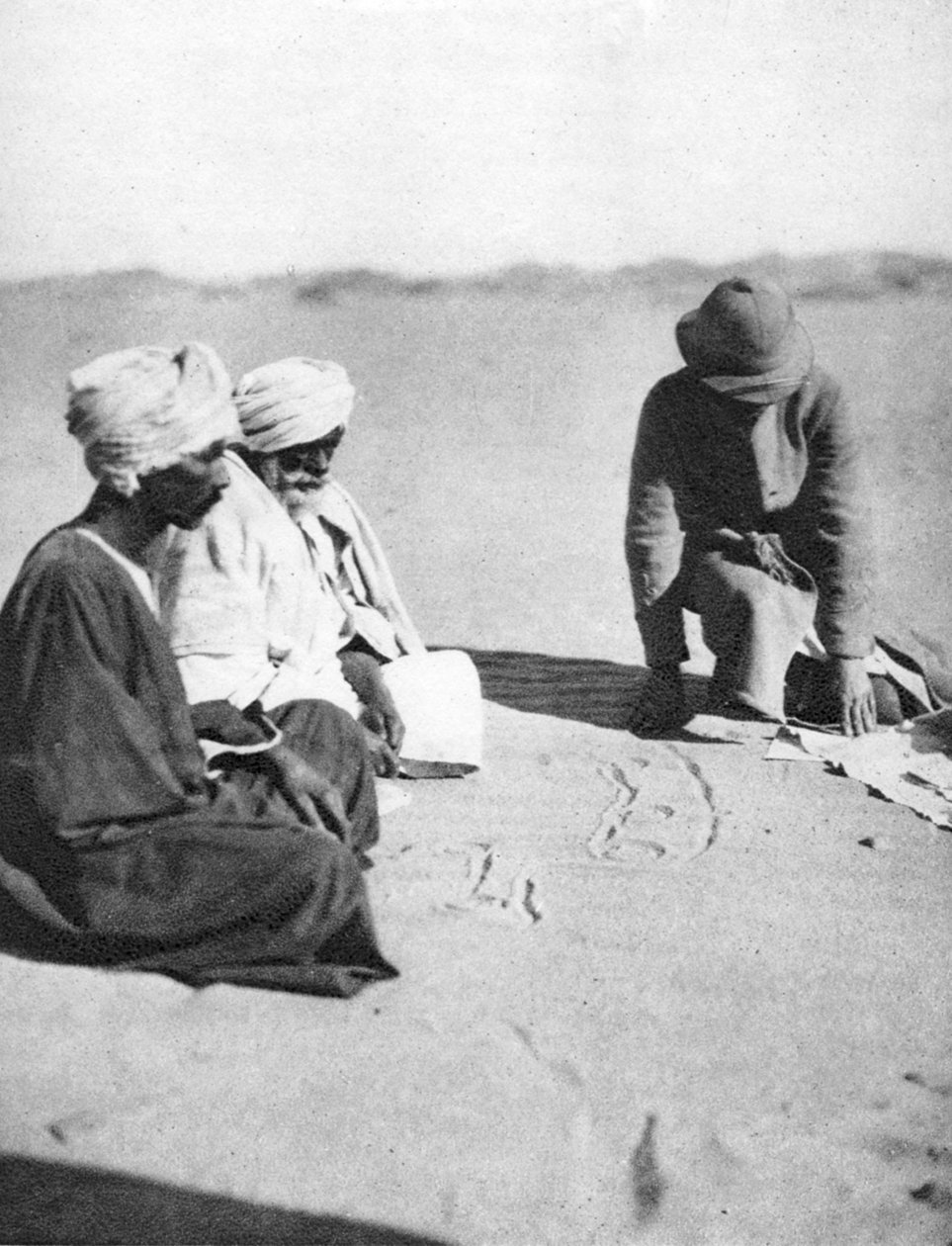 Mapeamento na areia, Halfa para Shellal, Egito, 1926 1927 de Thomas A. Glover