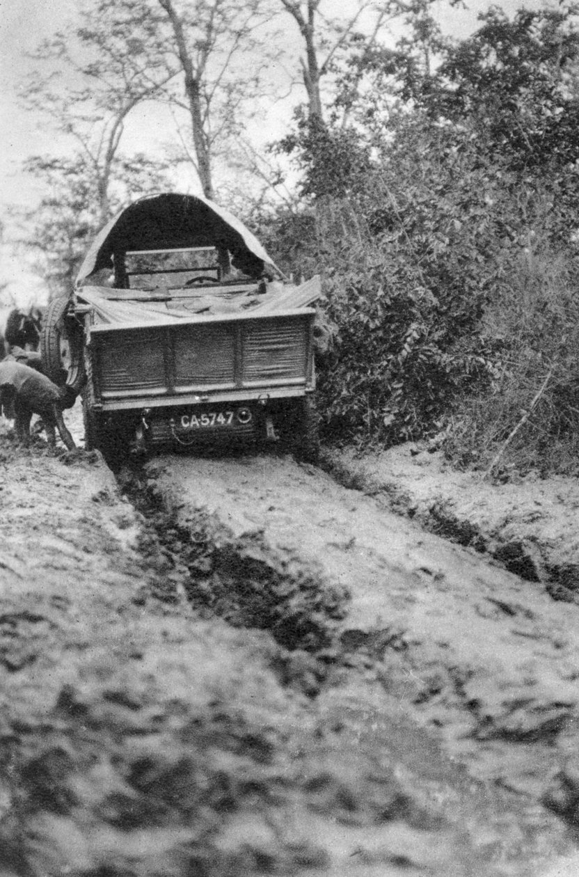 Arando através da lama, Bulawayo a Dett, Rodésia do sul, c1924-c1925 1927. de Thomas A. Glover