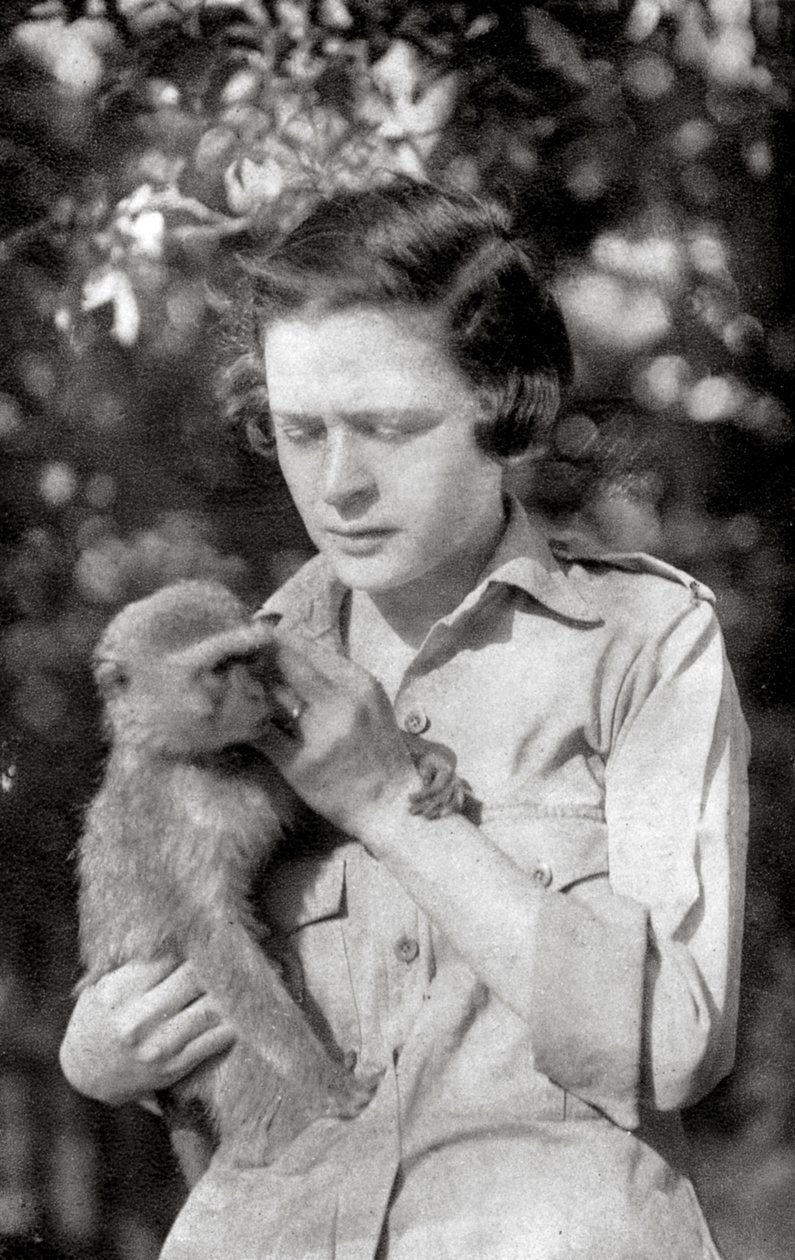 Stella Court Treatt e seu Monkey Kima, Dodoma para Mongalla, África Oriental, 1925 1927 de Thomas A. Glover