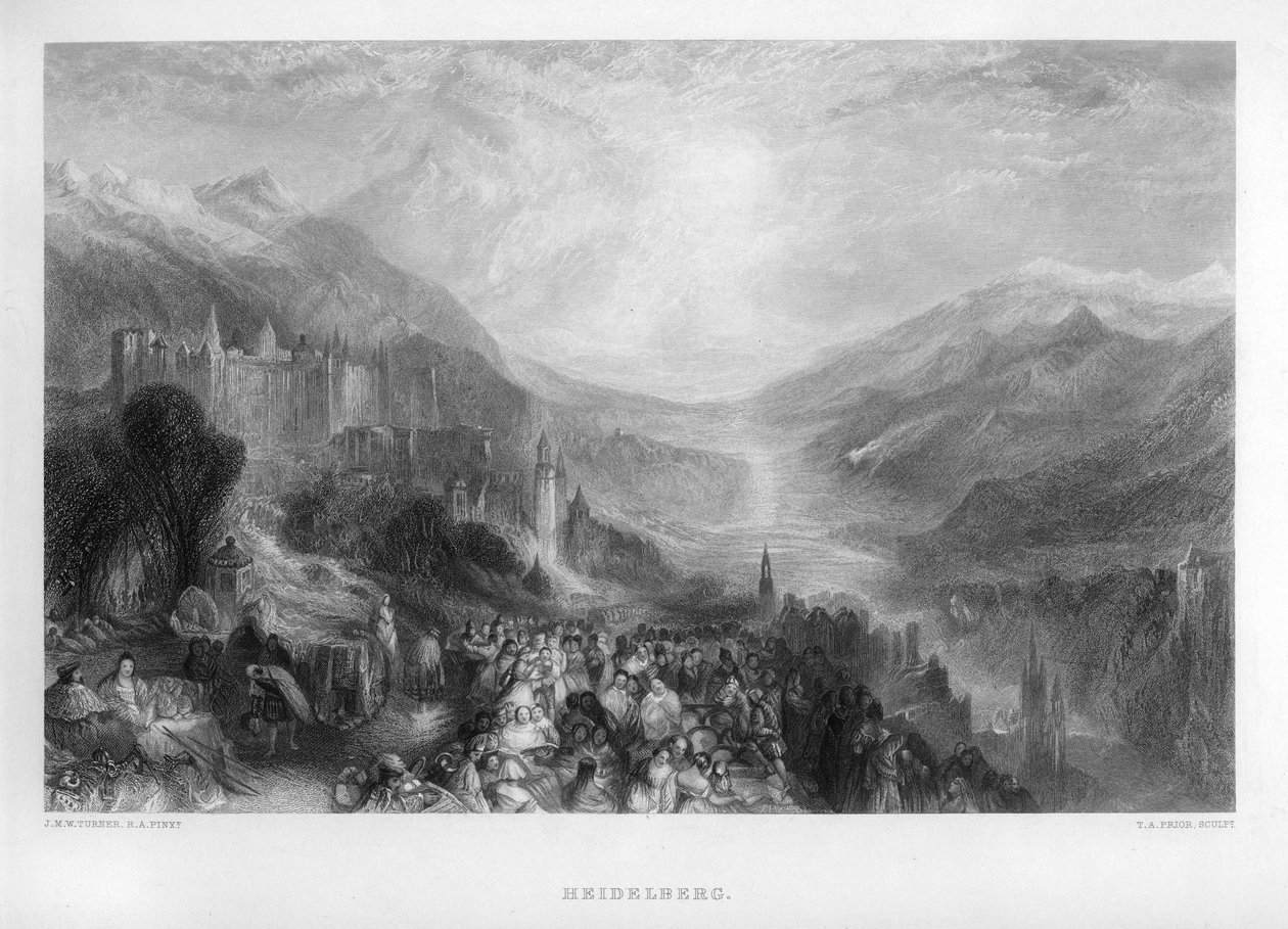 Heidelberg, século XIX. de Thomas Abel Prior