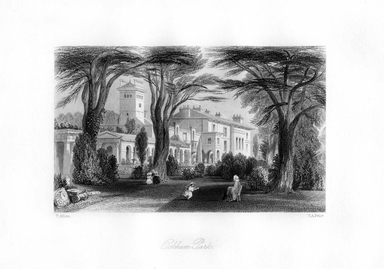Ockham Park, Surrey, século XIX. de Thomas Abel Prior