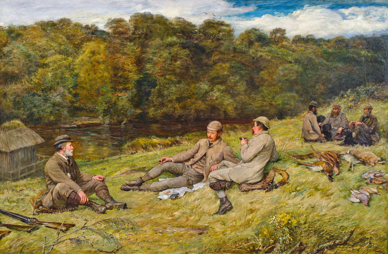 Festa de Caça em Stobhall (Perthshire) de Thomas Alexander Ferguson Graham