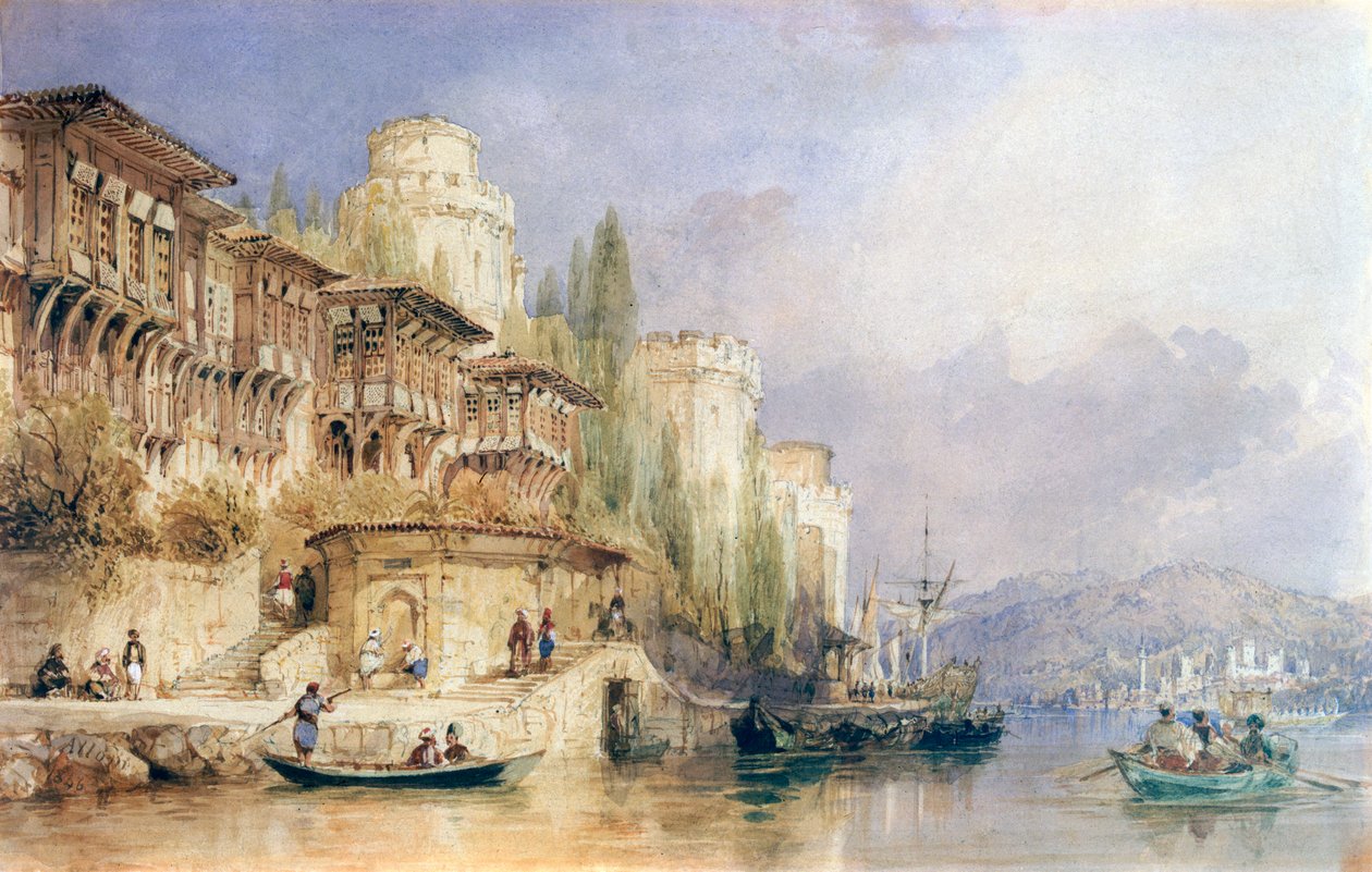 A casa no Bósforo de Thomas Allom