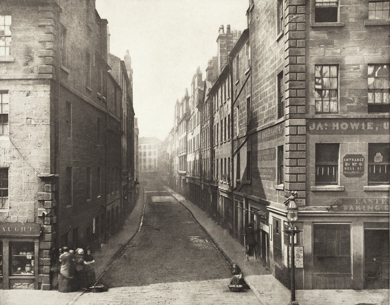 Bell Street vista da High Street, n.º 14 de Thomas Annan