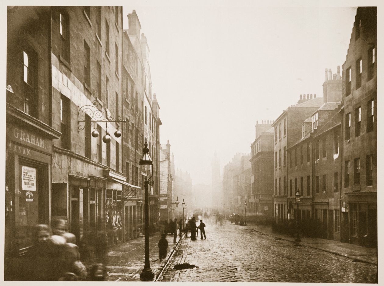Rua principal, Glasgow, c.1878 de Thomas Annan