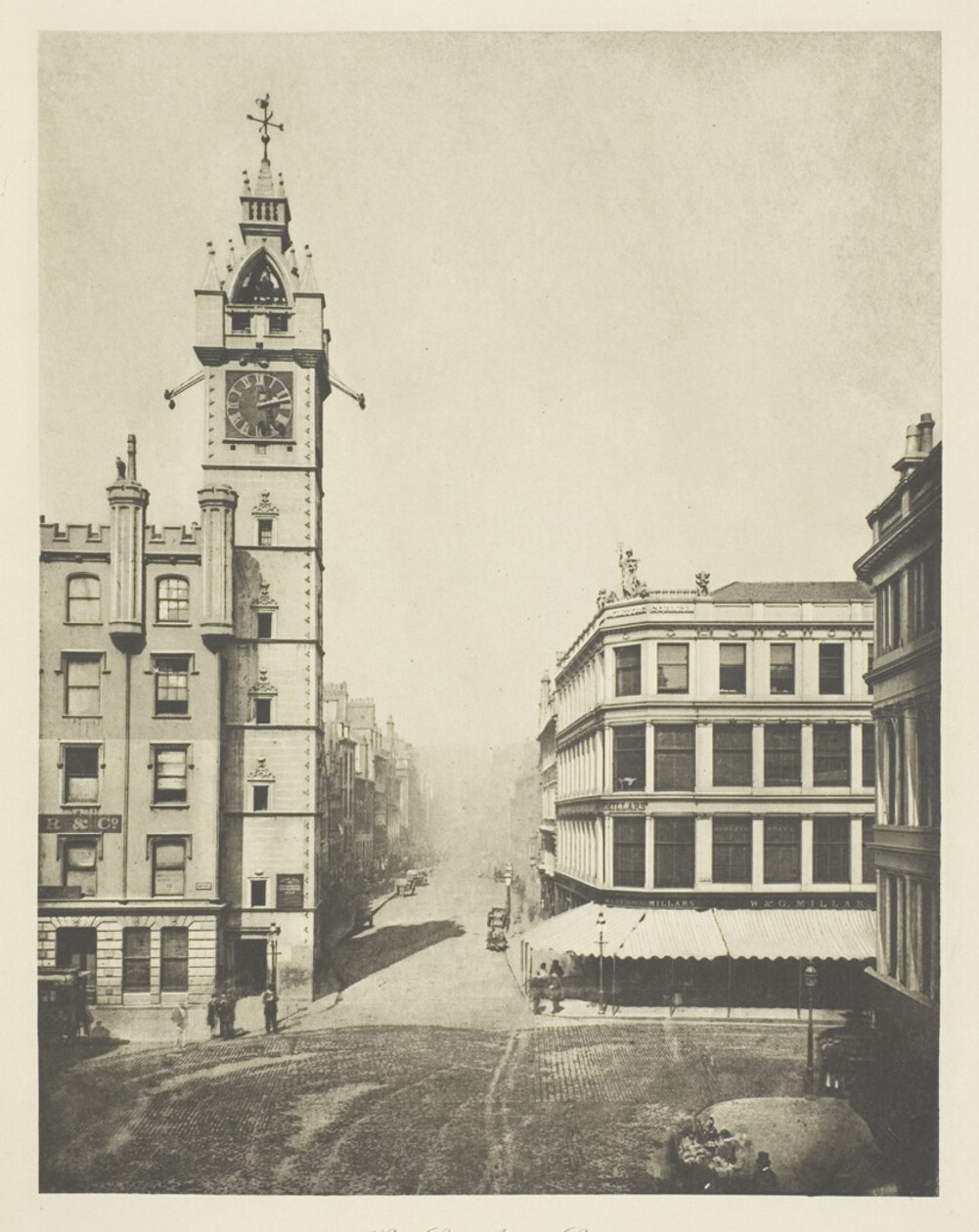 Rua principal a partir da Cruz de Thomas Annan