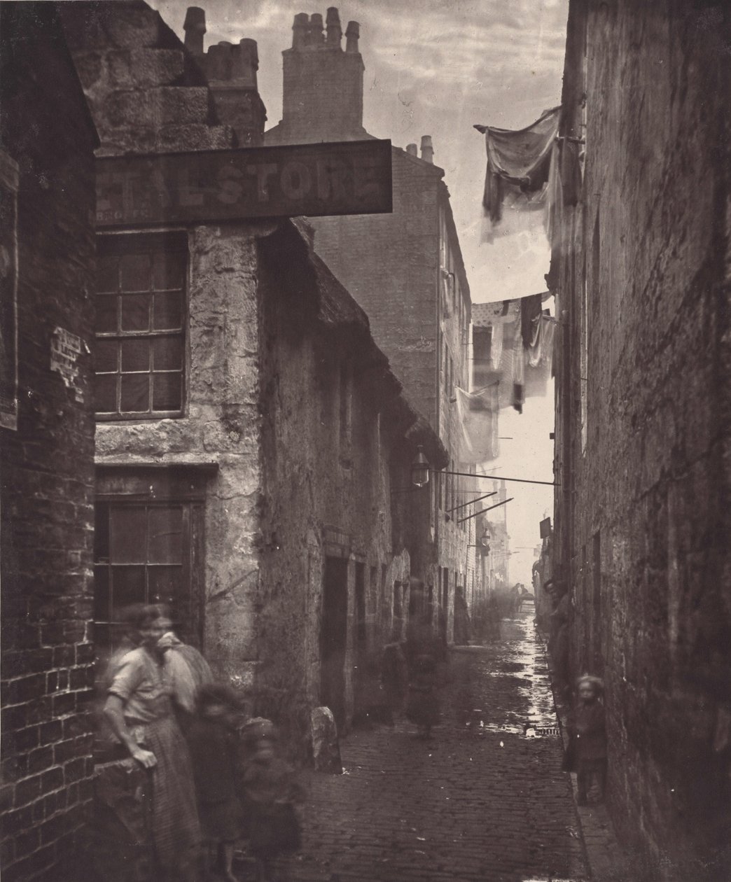 Old Vennel, Off High Street, 1868-1871 (foto) de Thomas Annan
