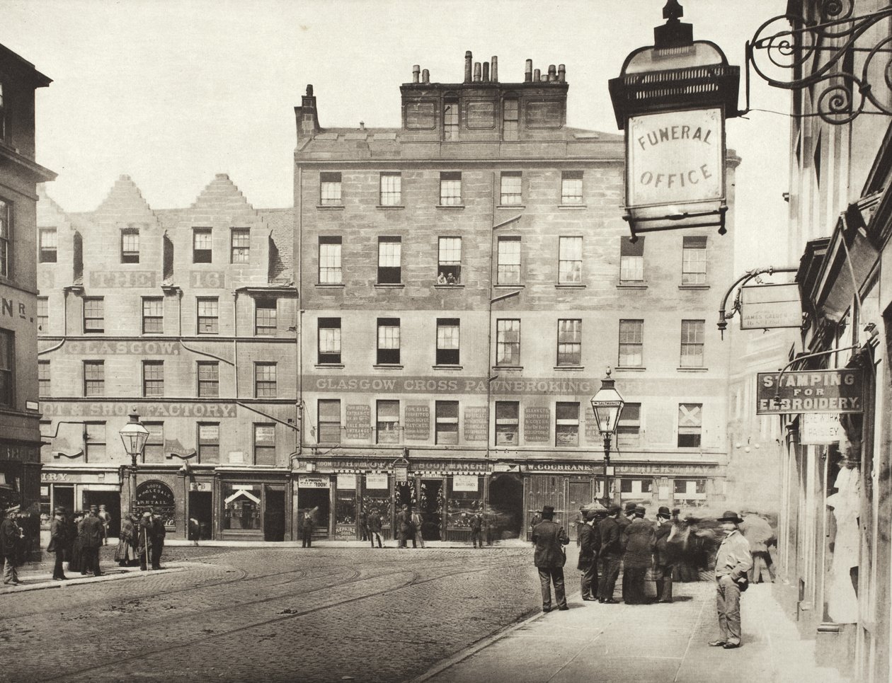 Saltmarket, na London Street (n.º 50) de Thomas Annan