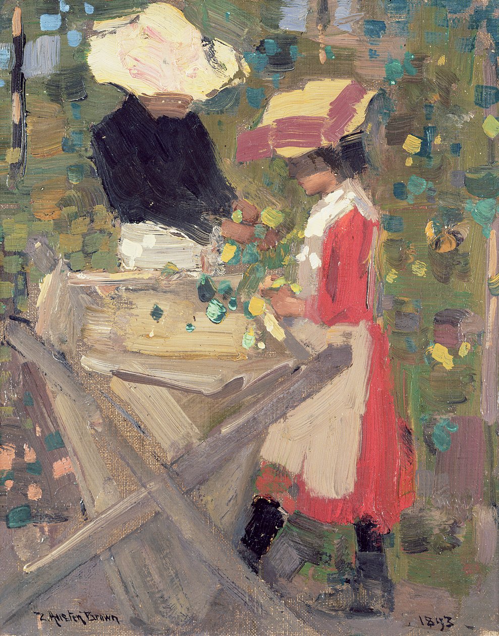 Escolha de lúpulo, 1893 de Thomas Austen Brown