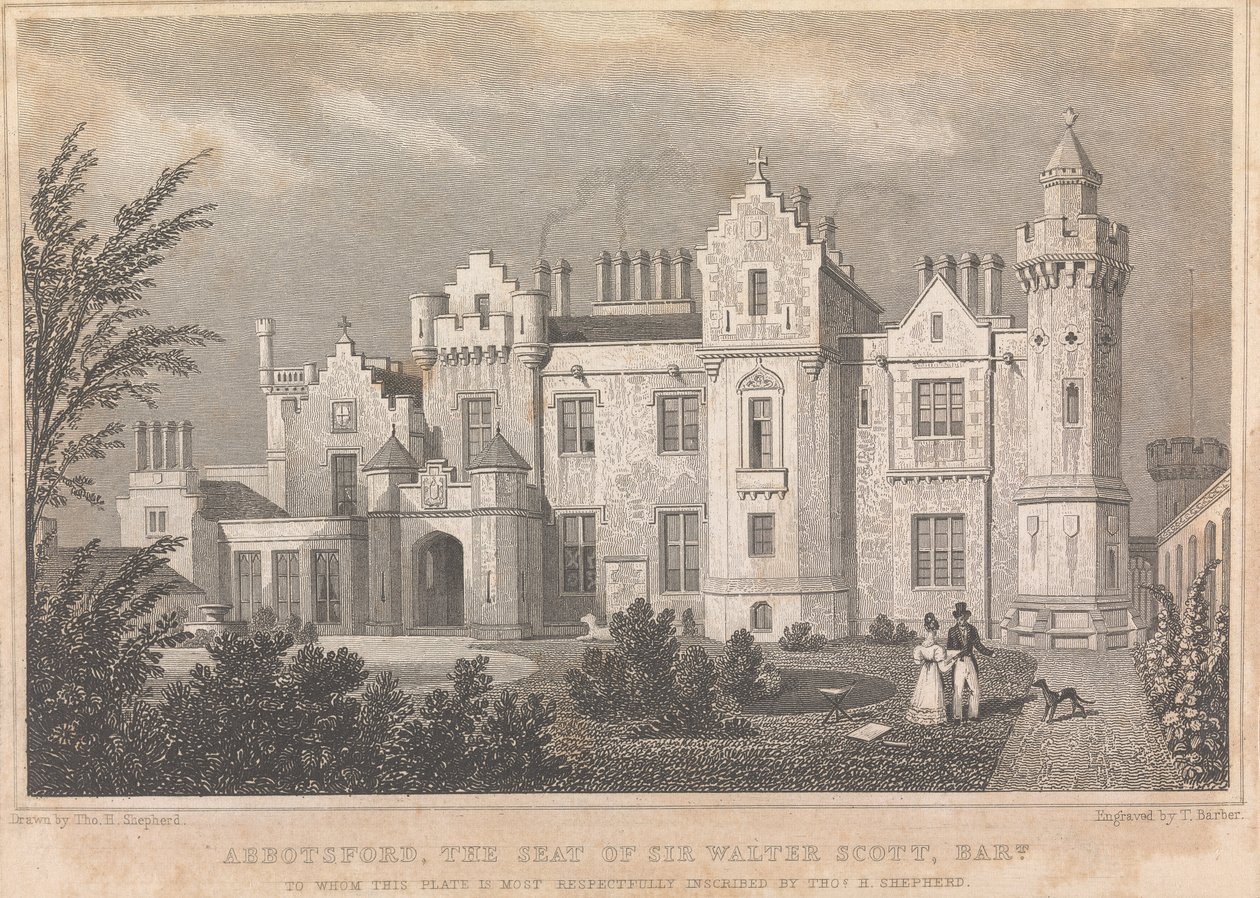Abbotsford, A Sede de Sir Walter Scott Bart; página - (Volume Um) de Thomas Barber