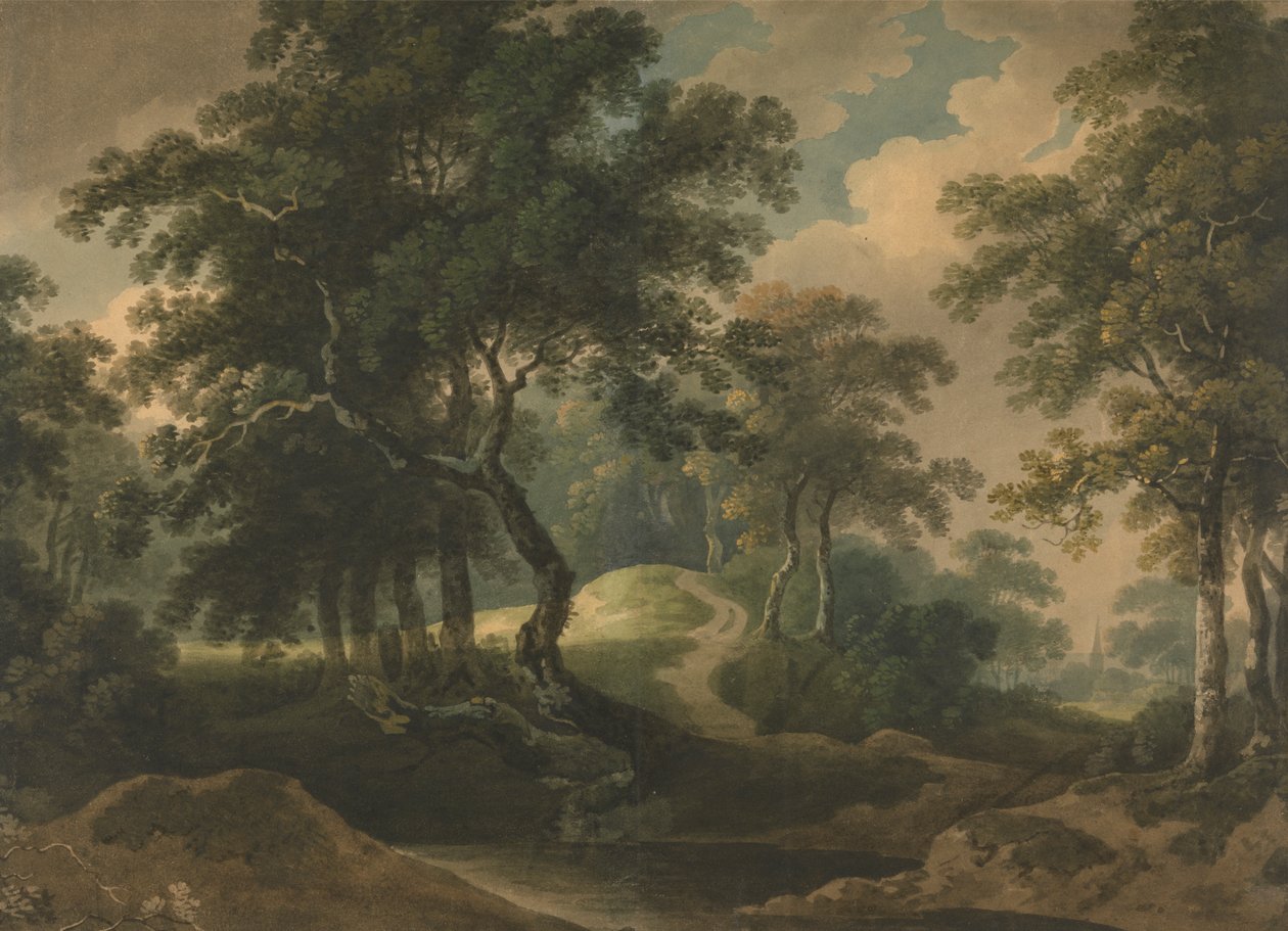 Paisagem da floresta de Thomas Barker